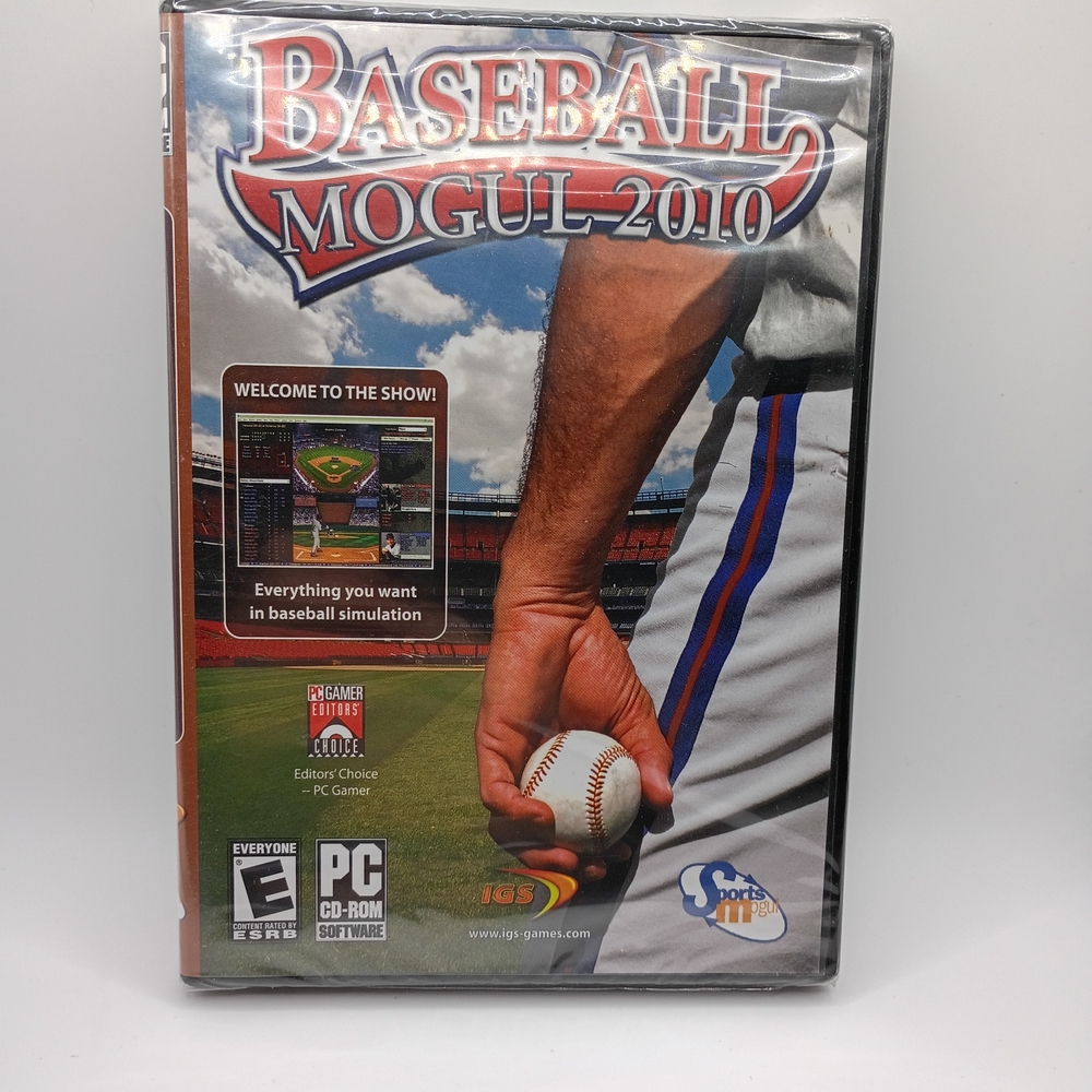 Baseball Mogul 2010 PC Game Sealed Box